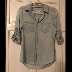 NWOT denim button down